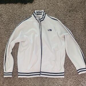 The North Face White Jacket with Black Accents